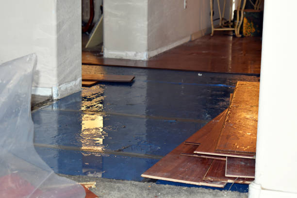 Professional Flood Damage Repair technician working in Troy, NY